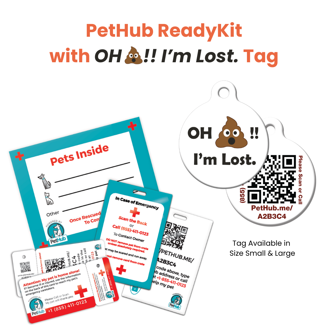 PetHub QR Pet ID Comprehensive ReadyKit β Complete Emergency Kit