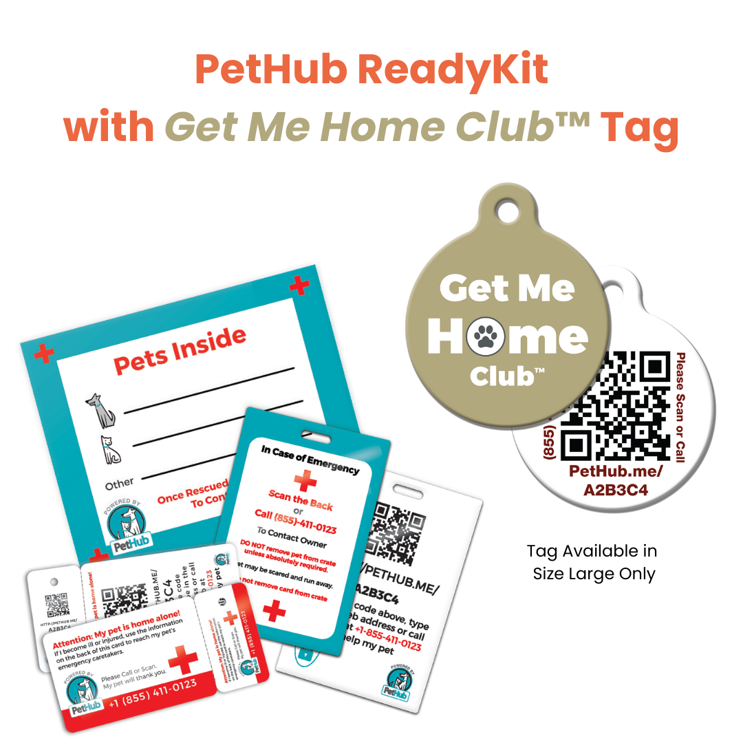 PetHub QR Pet ID Comprehensive ReadyKit β Complete Emergency Kit