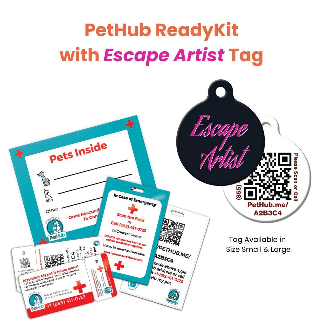 PetHub QR Pet ID Comprehensive ReadyKit β Complete Emergency Kit