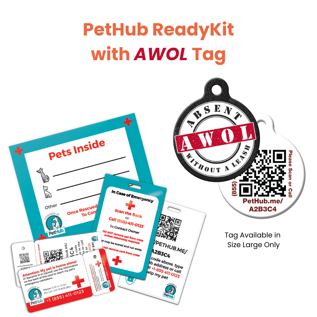 PetHub QR Pet ID Comprehensive ReadyKit β Complete Emergency Kit
