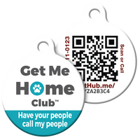 PetHub QR Pet ID Tag – Original Get Me Home Club