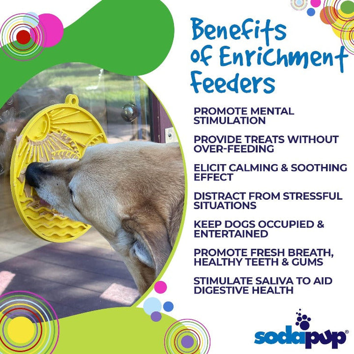 Sun n' Sea eMat Enrichment Lick Mat With Suction Cups