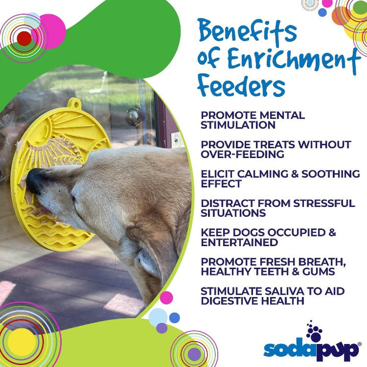 Sun n' Sea eMat Enrichment Lick Mat With Suction Cups