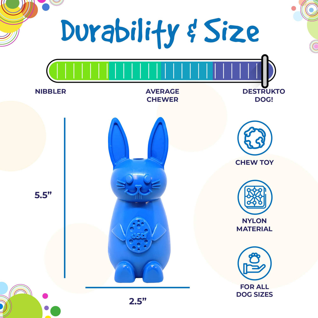 Bunny Durable Nylon Chew and Enrichment Toy