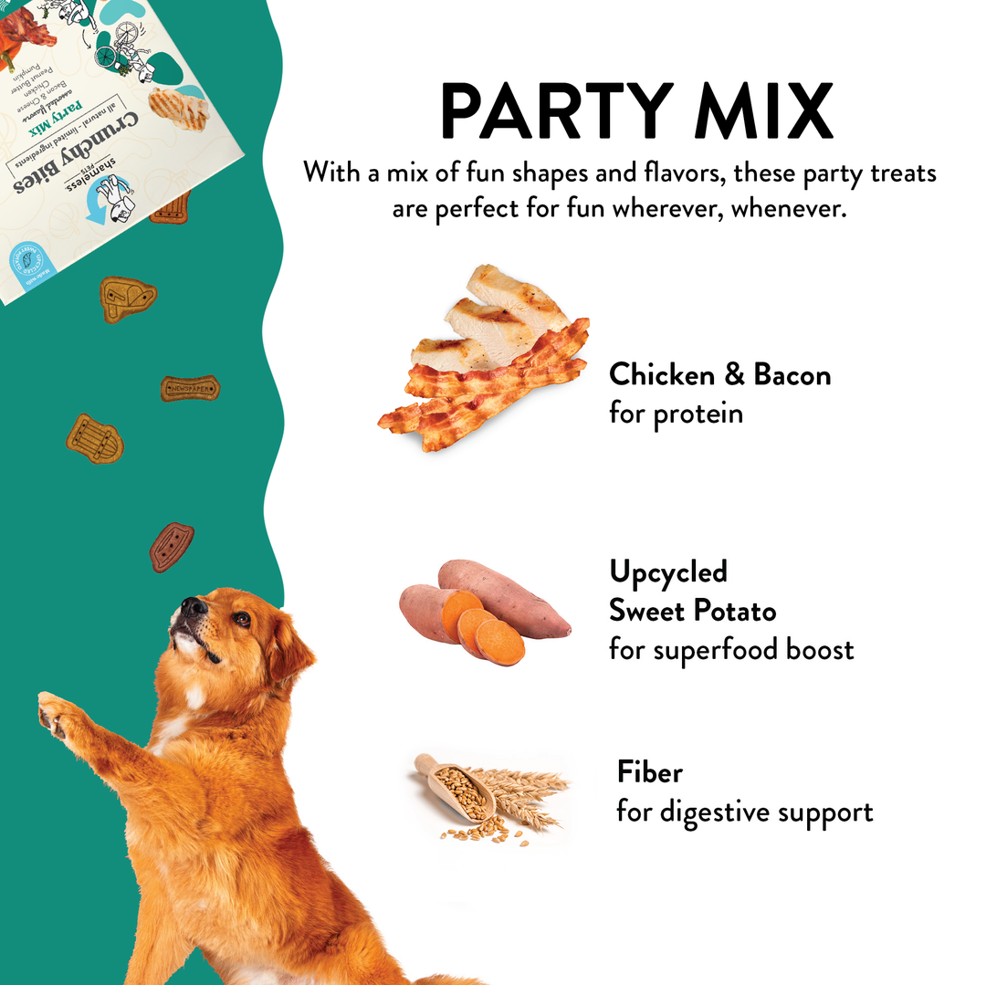 Party Mix Crunchy Bites Dog Treats