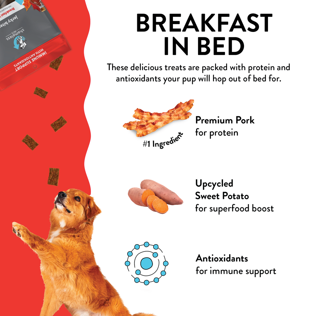 Breakfast in Bed Jerky Bites For Dogs