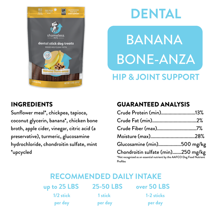 Banana Bone-anza Dental Sticks