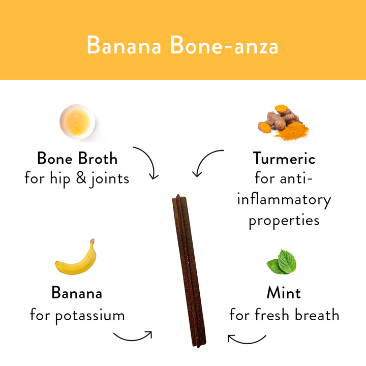 Banana Bone-anza Dental Sticks