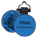 PetHub Silicone Silent Glow-in-the-Dark Blue Tag