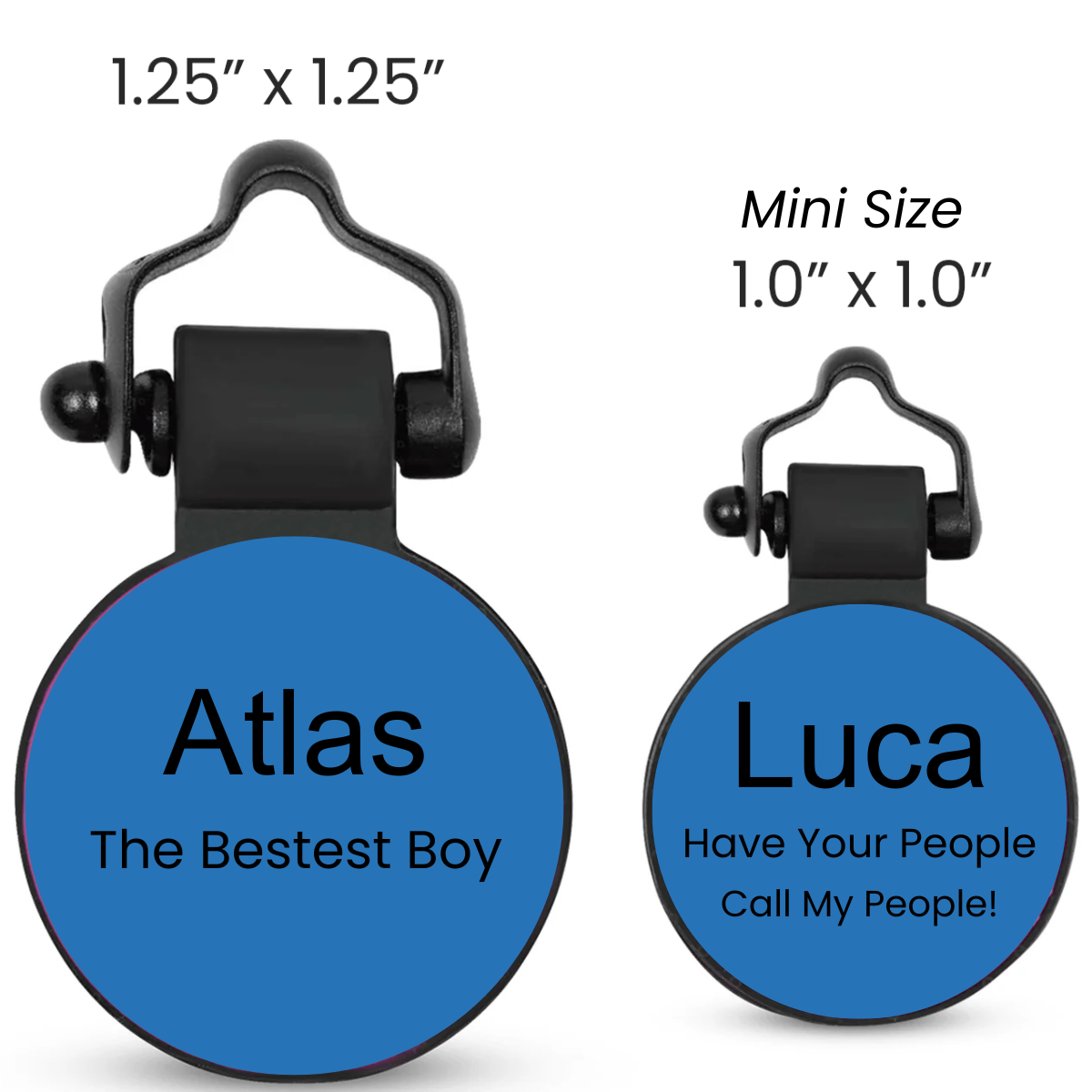 PetHub Silicone Silent Glow-in-the-Dark Blue Tag