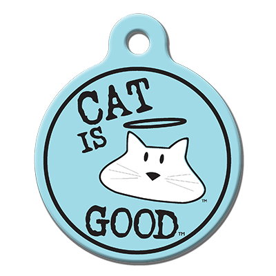 QR ID Pet Tag - Dog/Cat is Good: Bolo Logo