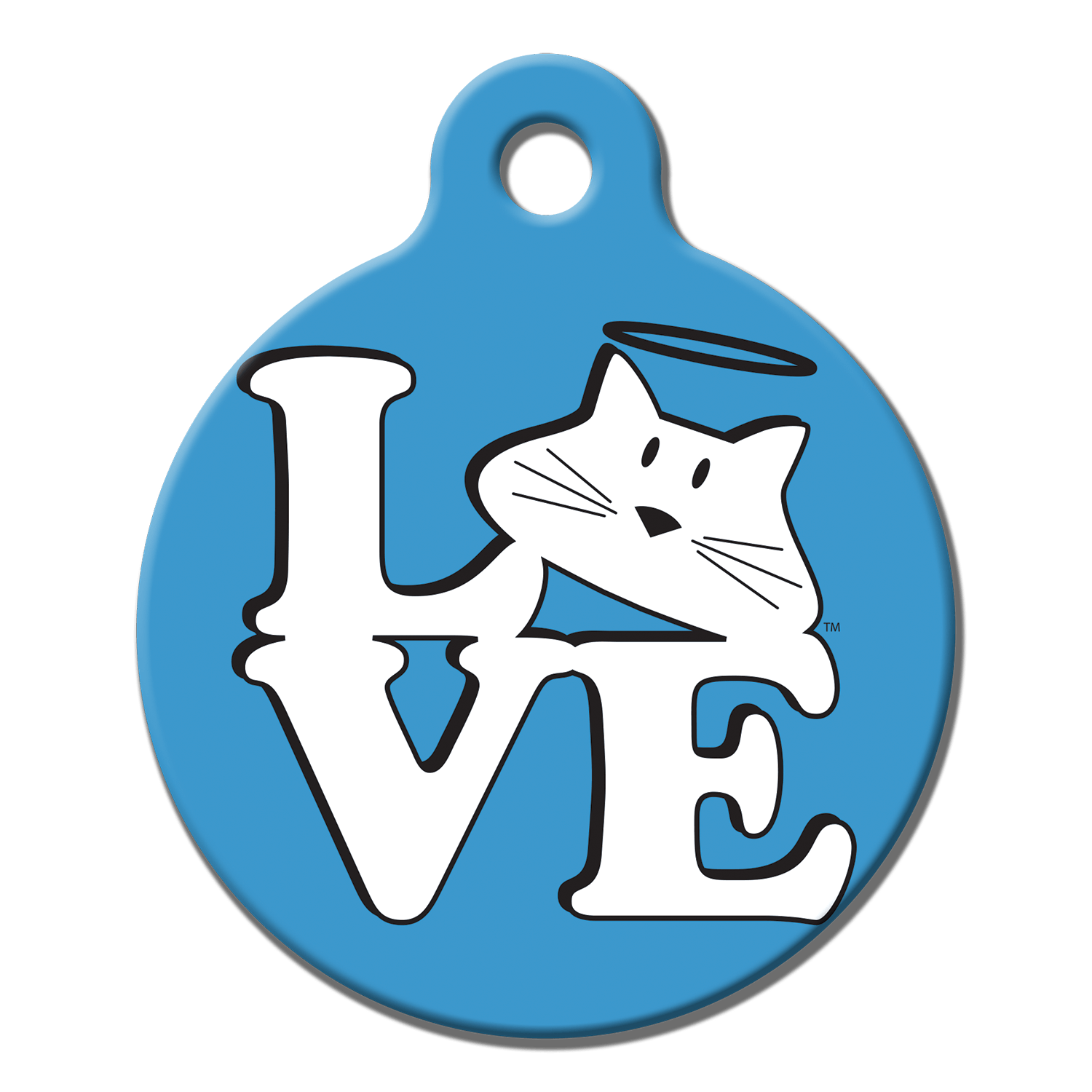 QR ID Pet Tag - Dog Is Good: Love Chino (Large)