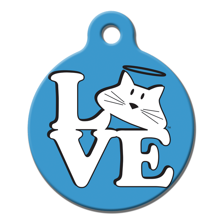 QR ID Pet Tag - Dog/Cat Is Good: Love Chino