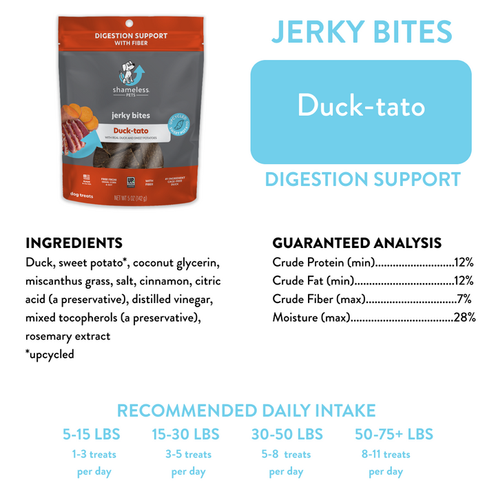 Duck-Tato Jerky Bites