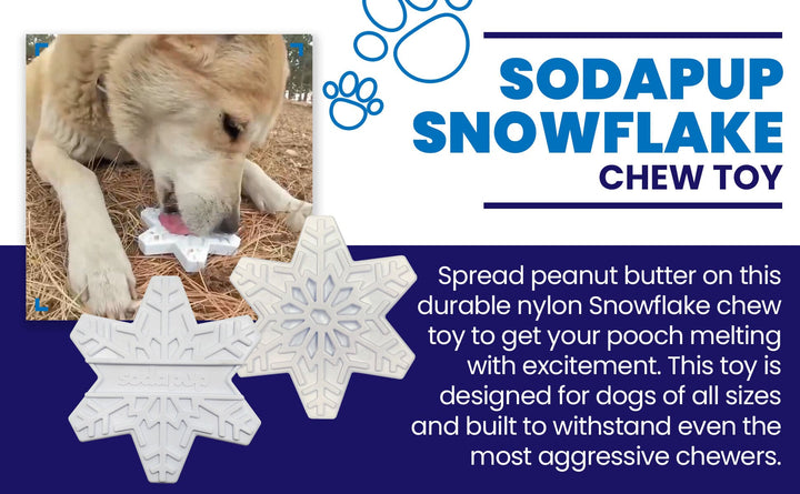 Snowflake Ultra Durable Nylon Dog Chew Toy