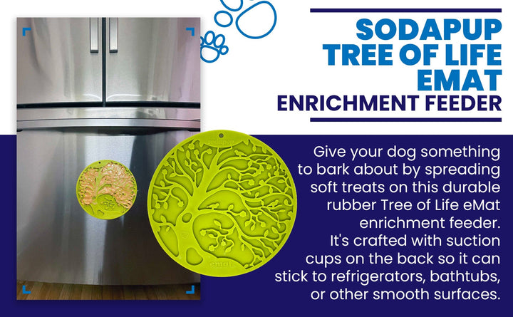 Tree of Life eMat Enrichment Lick Mat With Suction Cups