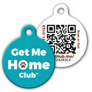Get Me Home Club™ QR Tag – Stylish, Smart Pet ID