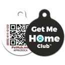 Get Me Home Club™ QR Tag – Stylish, Smart Pet ID