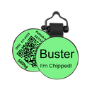 PetHub Silicone Silent Glow-in-the-Dark Green MiniTag