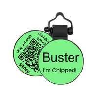 PetHub Silicone Silent Glow-in-the-Dark Green MiniTag