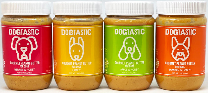 Dogtastic Gourmet Peanut Butter for Dogs - Pumpkin & Honey Flavor