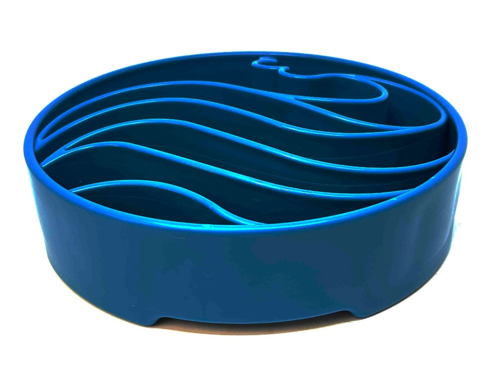 Wave Design eBowl Enrichment Slow Feeder Bowl for Dogs