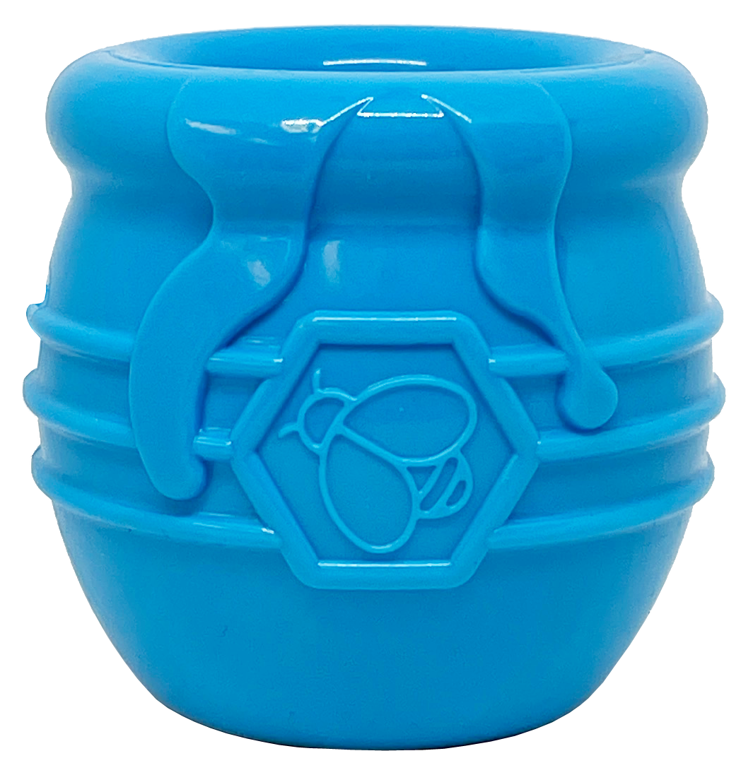 Honey Pot Durable PUP-X Rubber Treat Dispenser & Enrichment Toy