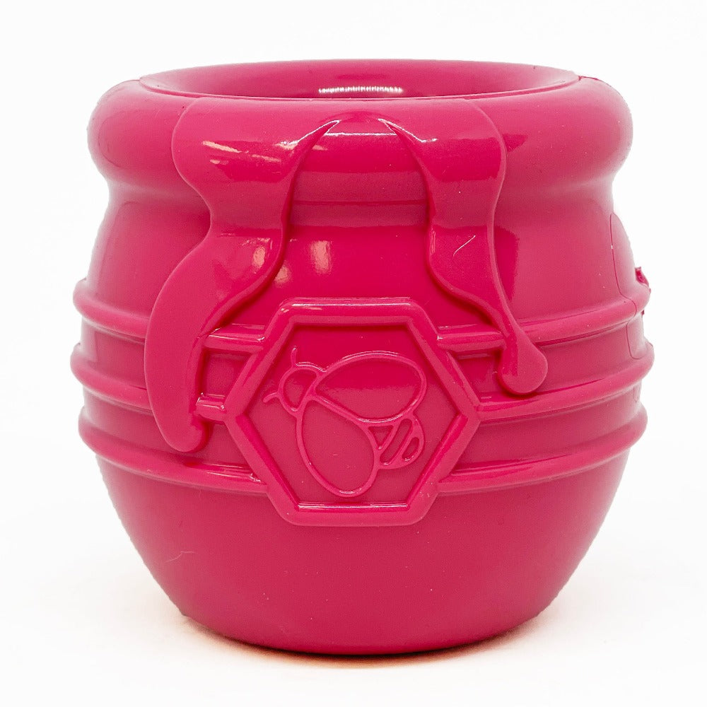 Honey Pot Durable PUP-X Rubber Treat Dispenser & Enrichment Toy