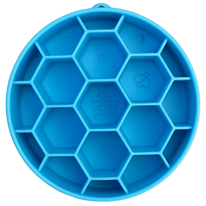 Honeycomb Design eBowl Enrichment Slow Feeder Bowl for Dogs