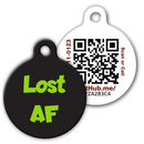 QR ID Pet Tag - Lost AF