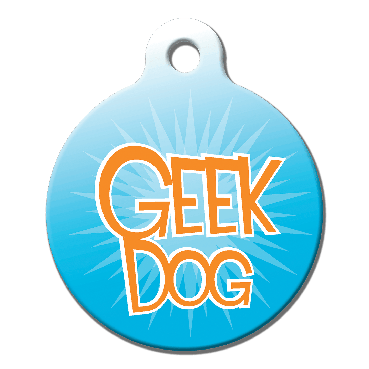 QR ID Pet Tag - Geek Dog