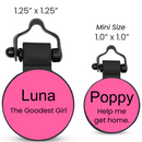 PetHub Silicone Silent Glow-in-the-Dark Pink MiniTag