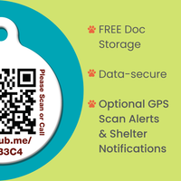 Get Me Home Club™ QR Tag – Stylish, Smart Pet ID