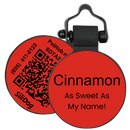 PetHub Silicone Silent Glow-in-the-Dark Red Tag