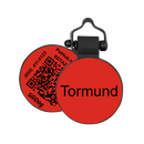 PetHub Silicone Silent Glow-in-the-Dark Red MiniTag