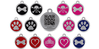 QR ID Pet Tag - Red Dingo: Pet Tags with Call Center Number