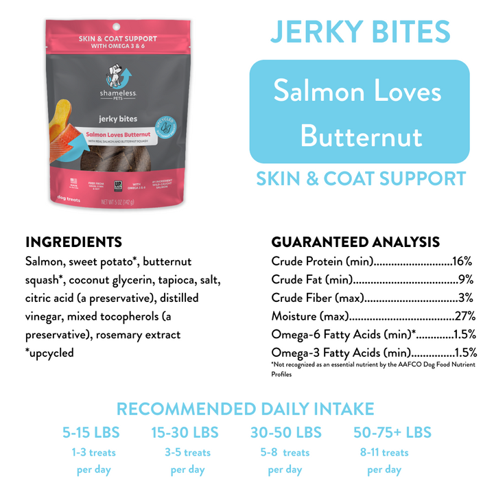 Salmon Loves Butternut Jerky Bites