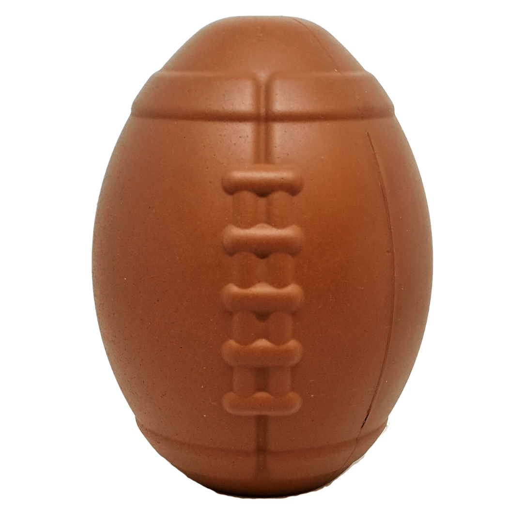 Football Durable Rubber Chew Toy and Treat Dispenser