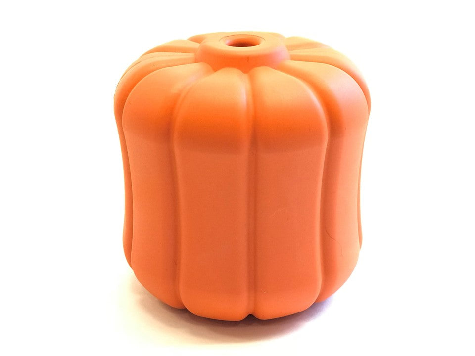 Jack O' Lantern Durable Rubber Chew Toy & Treat Dispenser