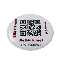 PetHub QR Pet ID Sticker – Upgrade Any Tag + Backup Pet Protection