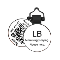 PetHub Silicone Silent Glow-in-the-Dark White Mini Tag