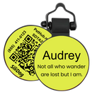 PetHub Silicone Silent Glow-in-the-Dark Yellow Tag