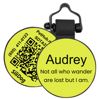 PetHub Silicone Silent Glow-in-the-Dark Yellow Tag