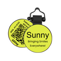 PetHub Silicone Silent Glow-in-the-Dark Yellow MiniTag