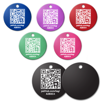 FINAL SALE: Basic Aluminum QR ID Pet Tag