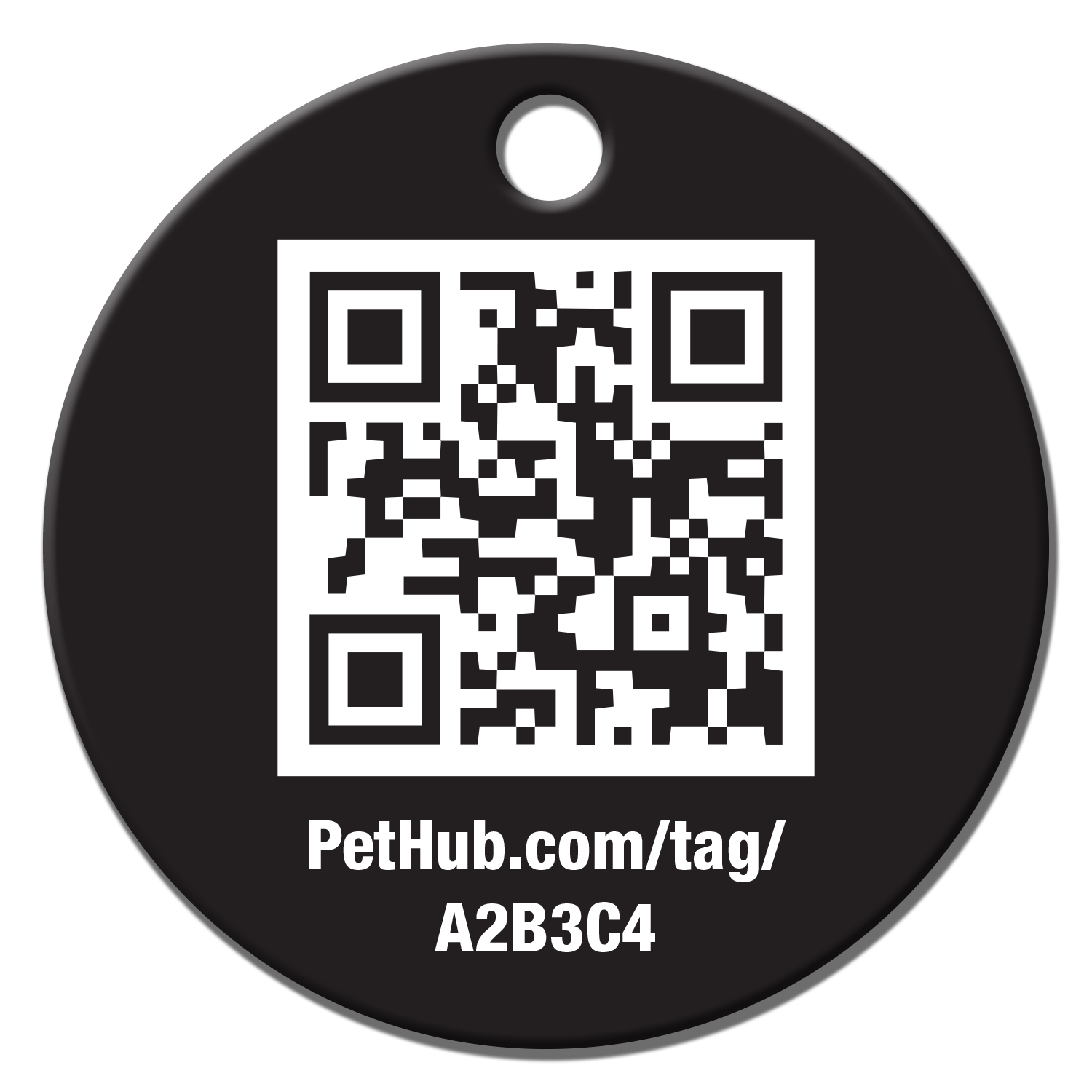FINAL SALE: Basic Aluminum QR ID Pet Tag