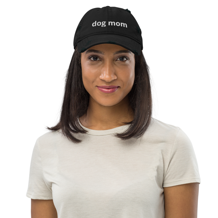 Dog Mom - Distressed Dad Hat