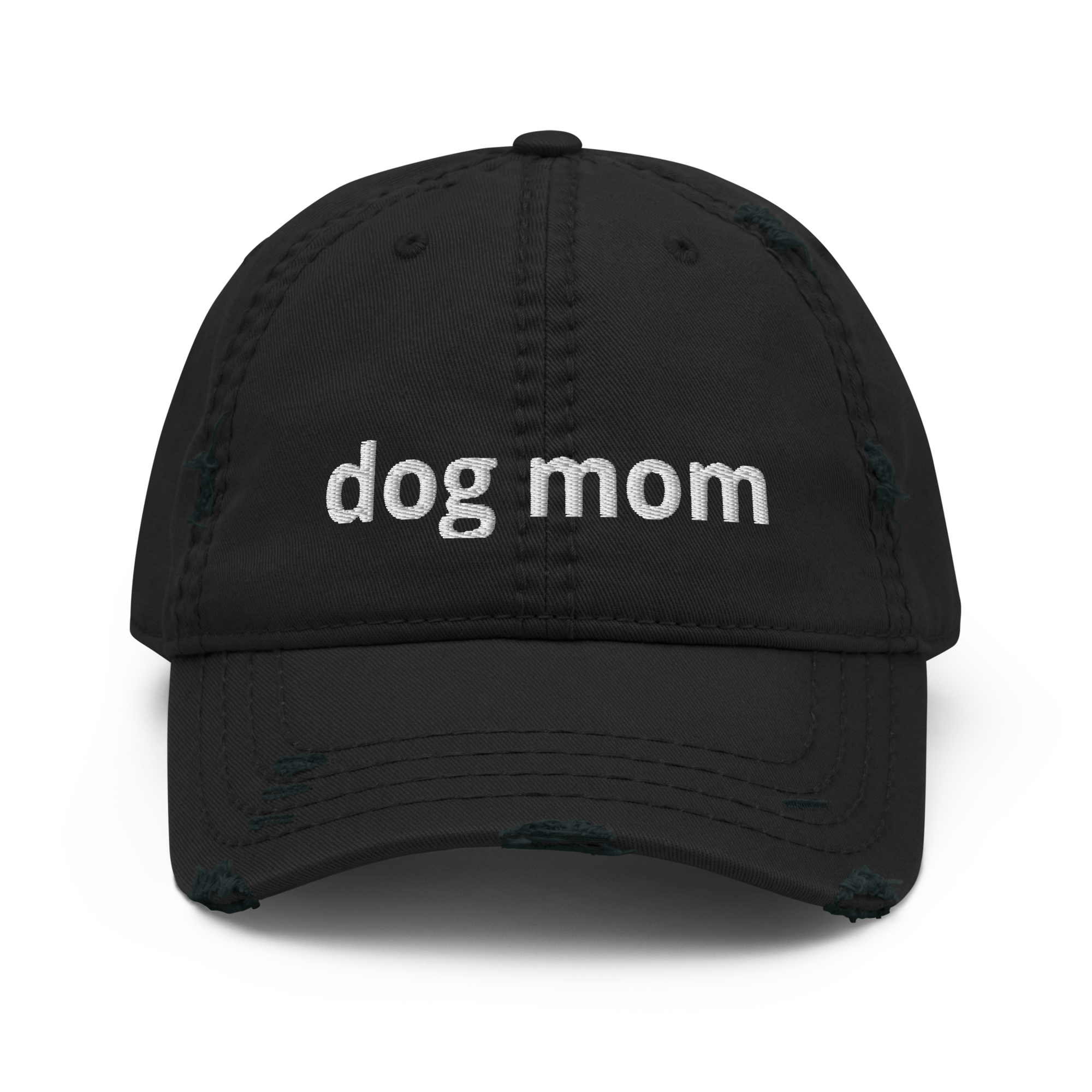 Dog Mom - Distressed Dad Hat