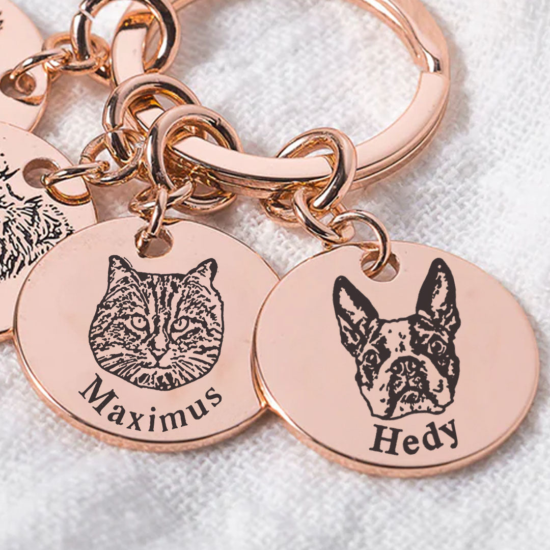 Pet Pendant Keychain