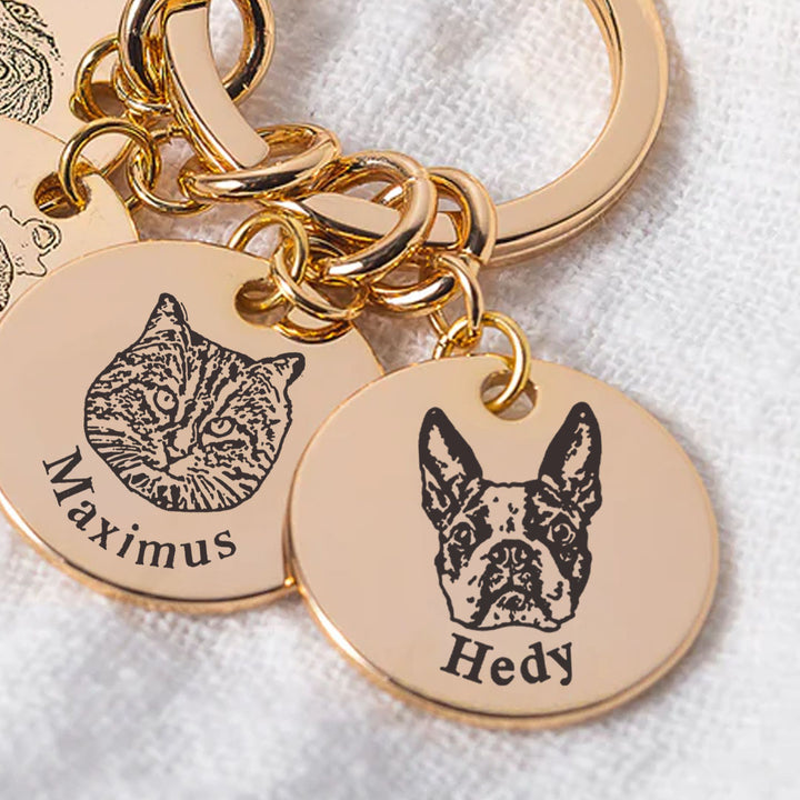 Pet Pendant Keychain